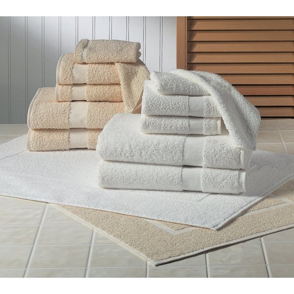 Martex By Westpoint Hospitality Cam Bath Towel, 25 x 54, 13.5lb, White, 12PK 7131794